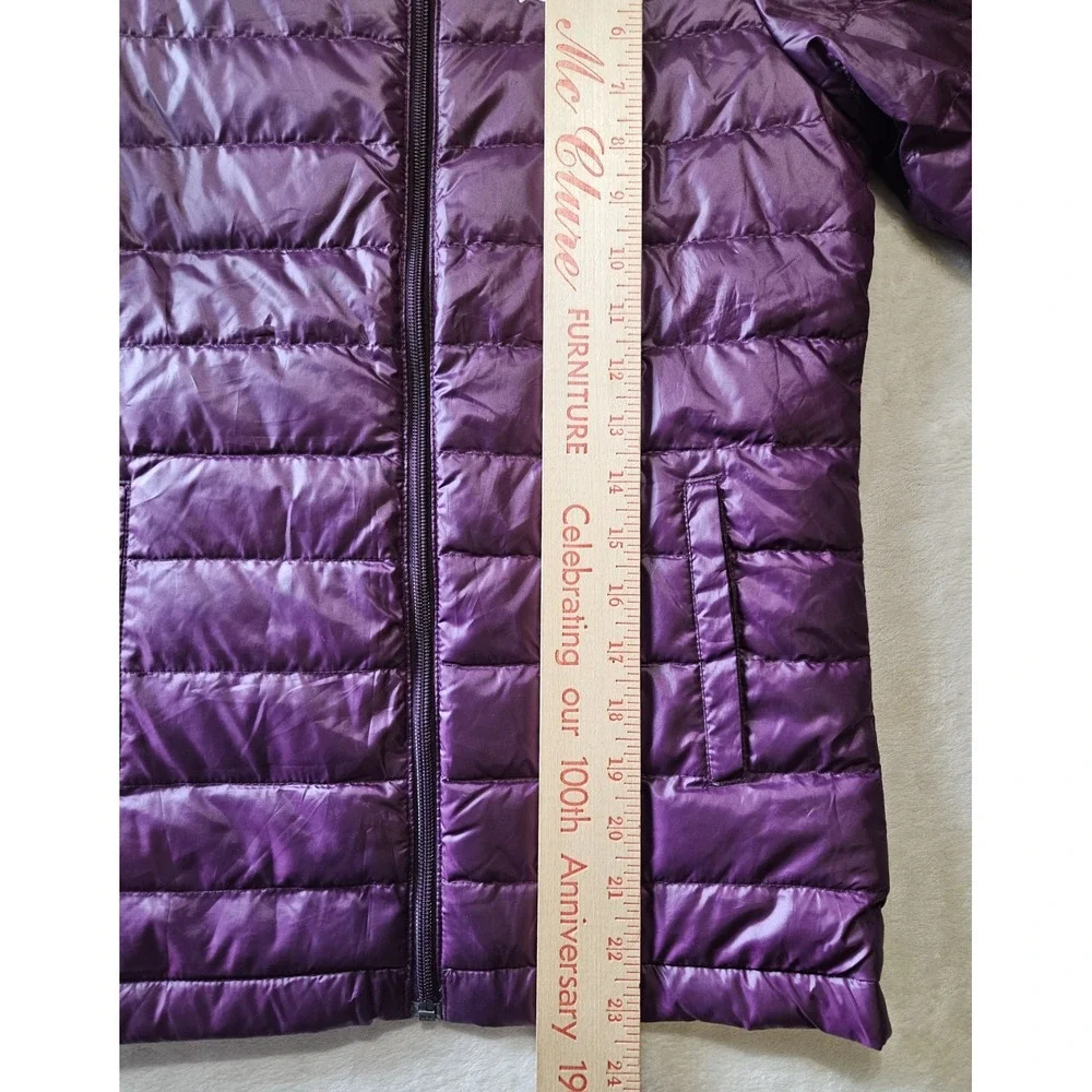 Columbia Youth M 10/12 Purple Down Puffer Jacket Kids Lightweight Quilted Winter